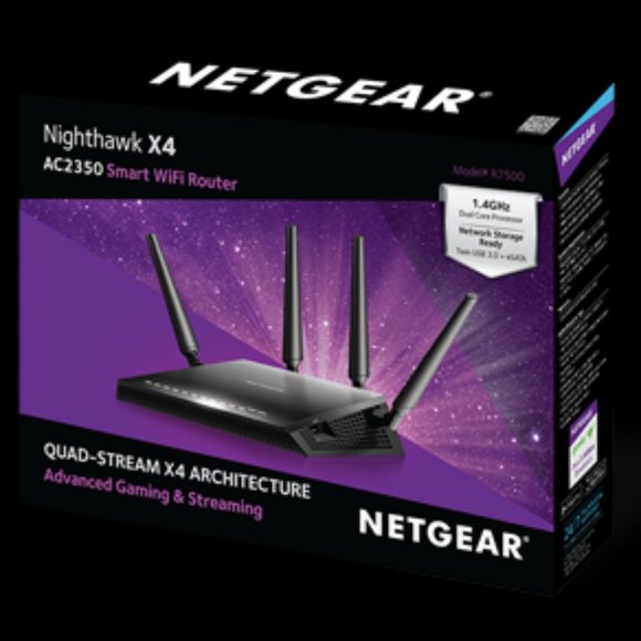 NETGEAR R7500 Nighthawk X4 AC2350 Dual Band WiFi R - Picture 1 of 7